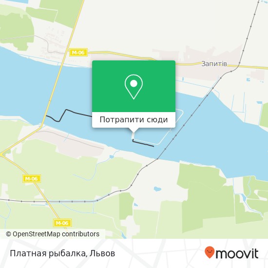 Карта Платная рыбалка