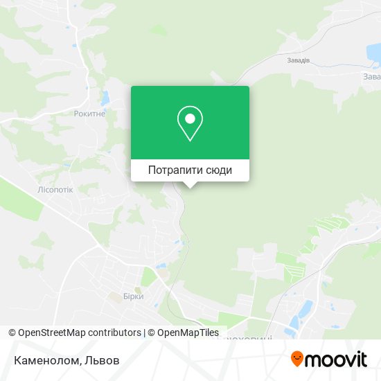 Карта Каменолом