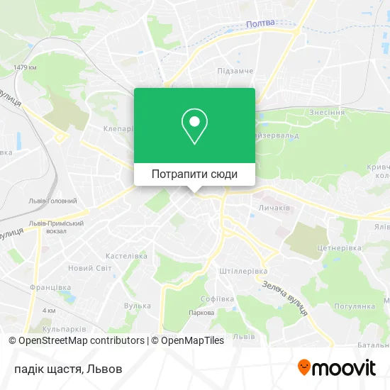 Карта падік щастя