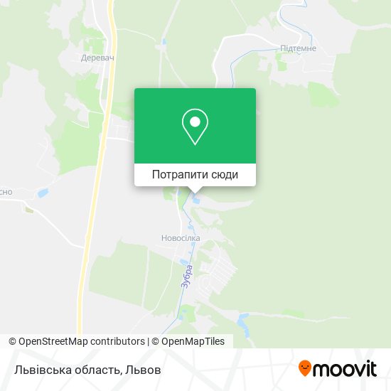 Карта Львівська область