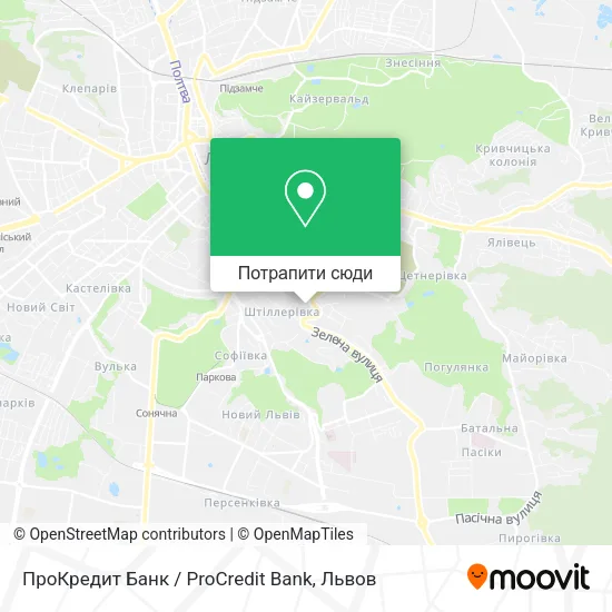 Карта ПроКредит Банк / ProCredit Bank