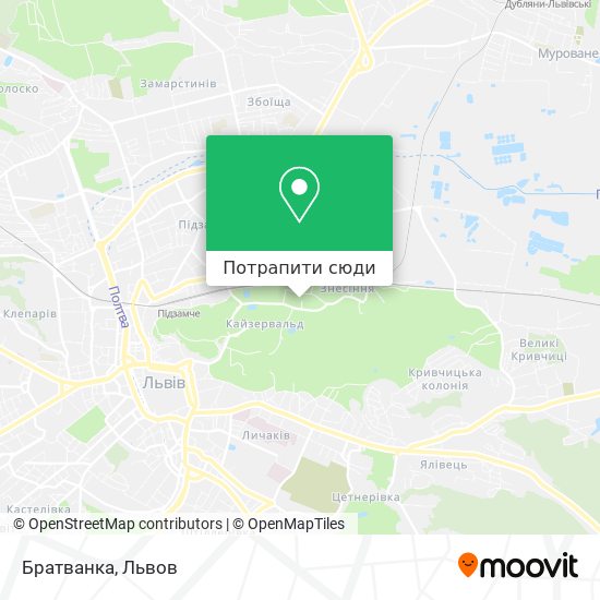 Карта Братванка