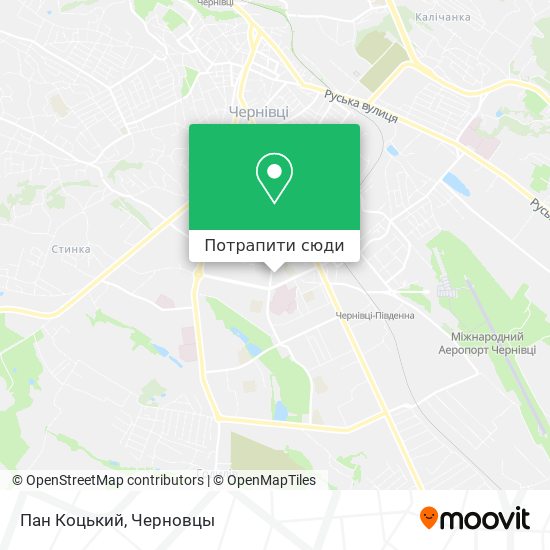 Карта Пан Коцький