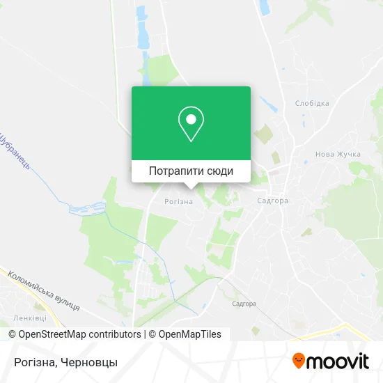 Карта Рогізна
