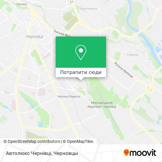 Карта Автолюкс Чернівці