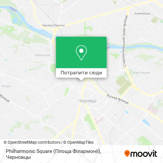 Карта Philharmonic Square (Площа Філармонії)