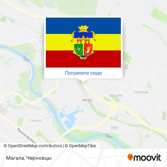 Карта Магала