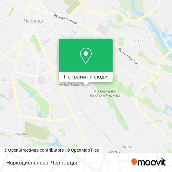 Карта Наркодиспансер