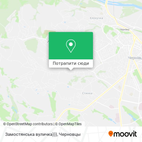 Карта Замостянська вуличка)))
