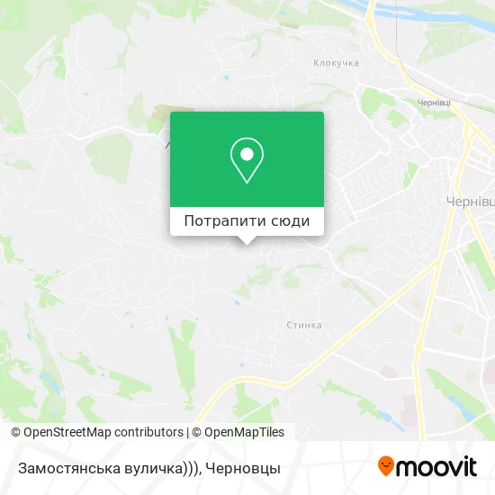 Карта Замостянська вуличка)))