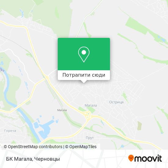 Карта БК Магала