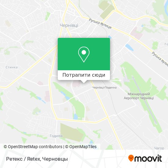 Карта Ретекс / Retex