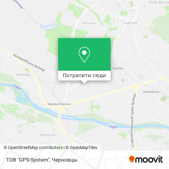 Карта ТОВ "GPS-System"