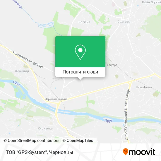 Карта ТОВ "GPS-System"