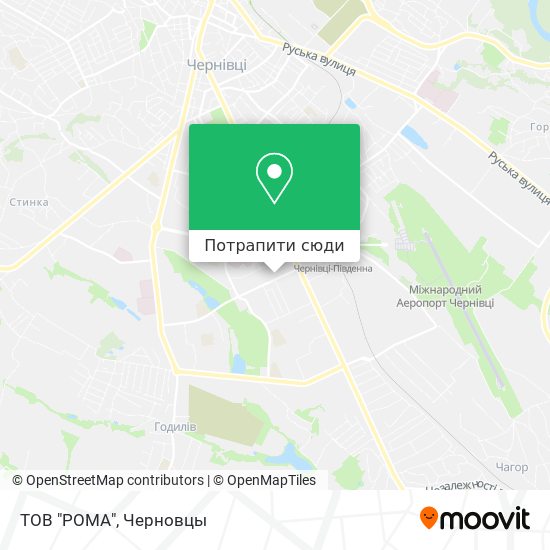 Карта ТОВ "РОМА"