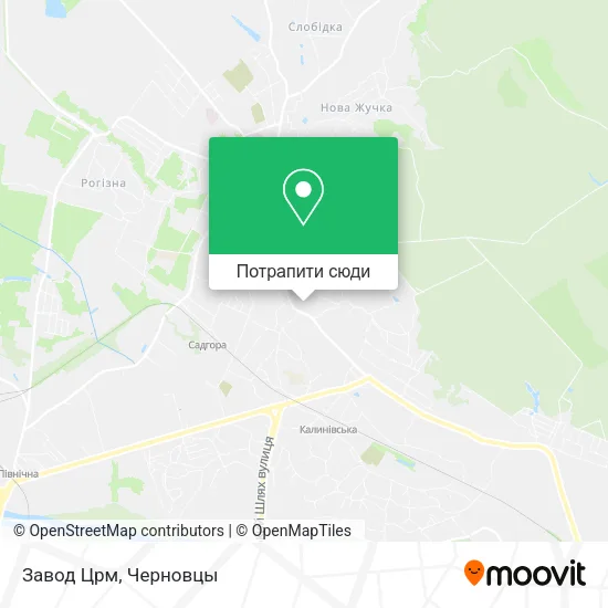 Карта Завод Црм