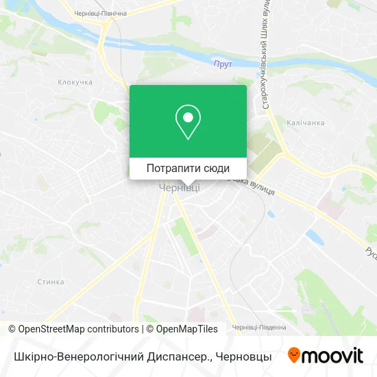 Карта Шкірно-Венерологічний Диспансер.