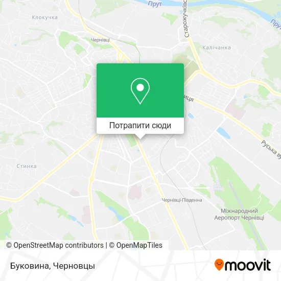 Карта Буковина