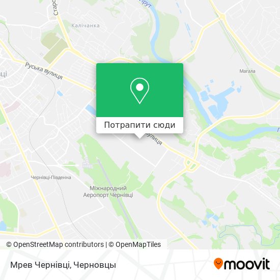 Карта Мрев Чернівці