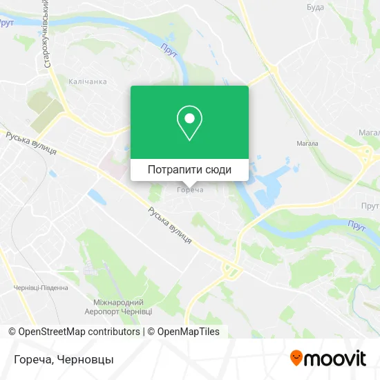 Карта Гореча