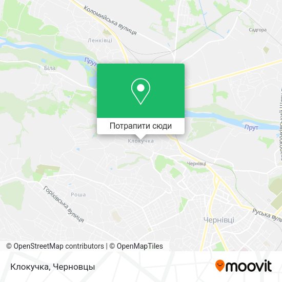 Карта Клокучка