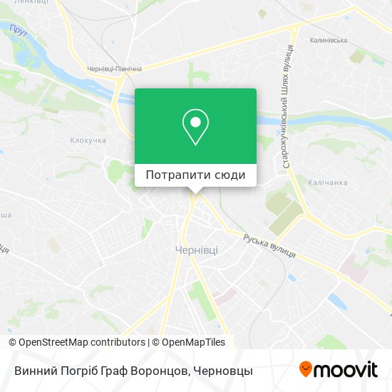 Карта Винний Погріб Граф Воронцов