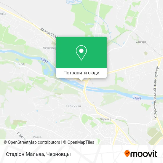 Карта Стадіон Мальва