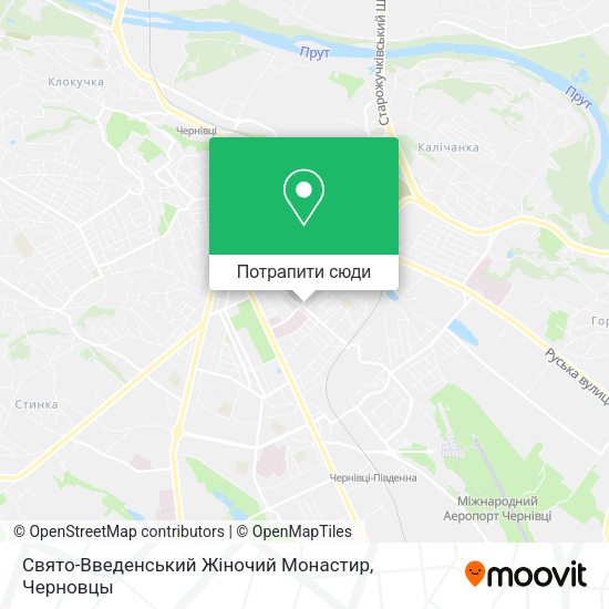 Карта Свято-Введенський Жіночий Монастир