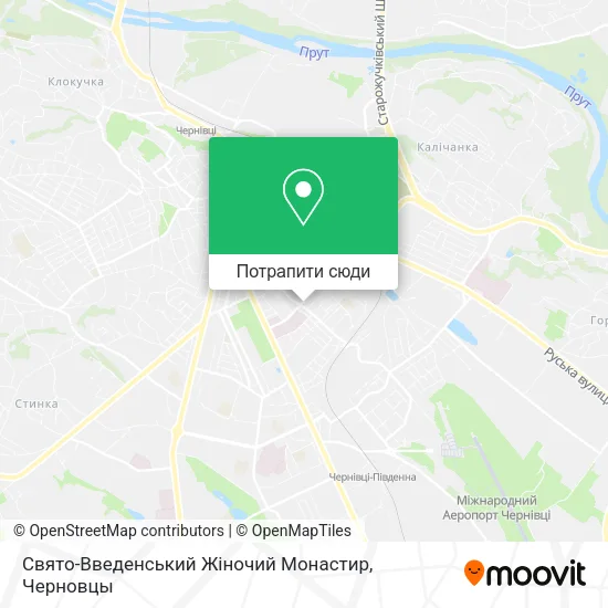 Карта Свято-Введенський Жіночий Монастир