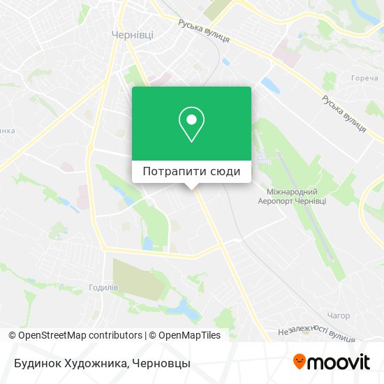 Карта Будинок Художника