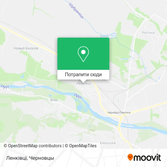 Карта Ленківці