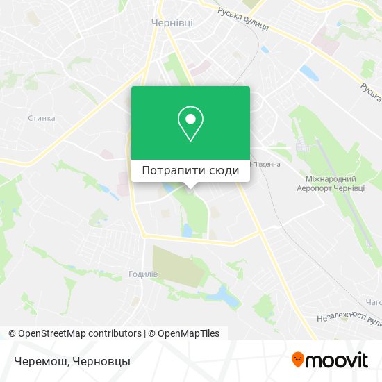 Карта Черемош