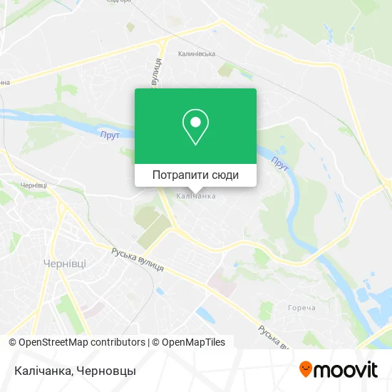 Карта Калічанка