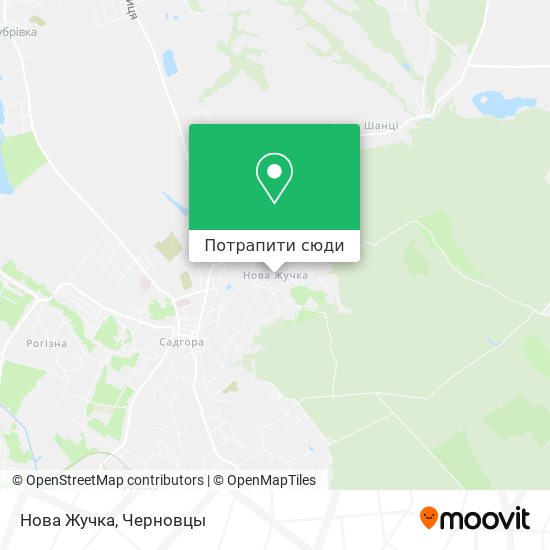 Карта Нова Жучка