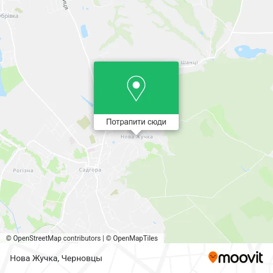 Карта Нова Жучка
