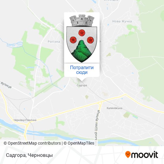 Карта Садгора