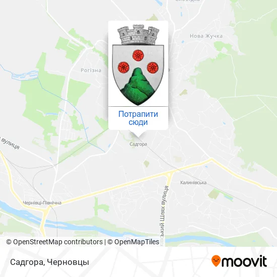 Карта Садгора