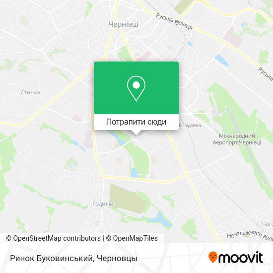 Карта Ринок Буковинський