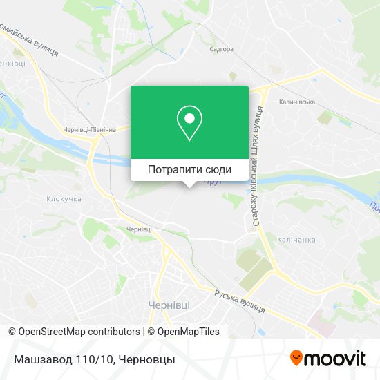 Карта Машзавод 110/10