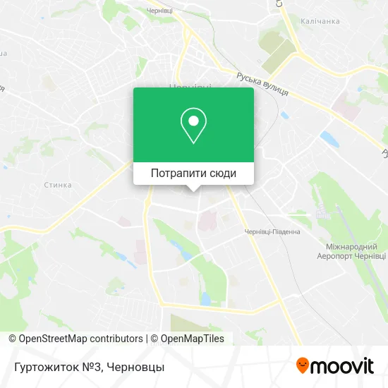 Карта Гуртожиток №3