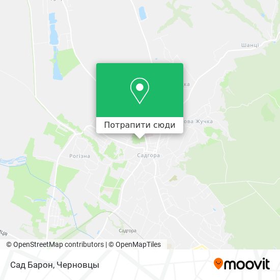 Карта Сад Барон
