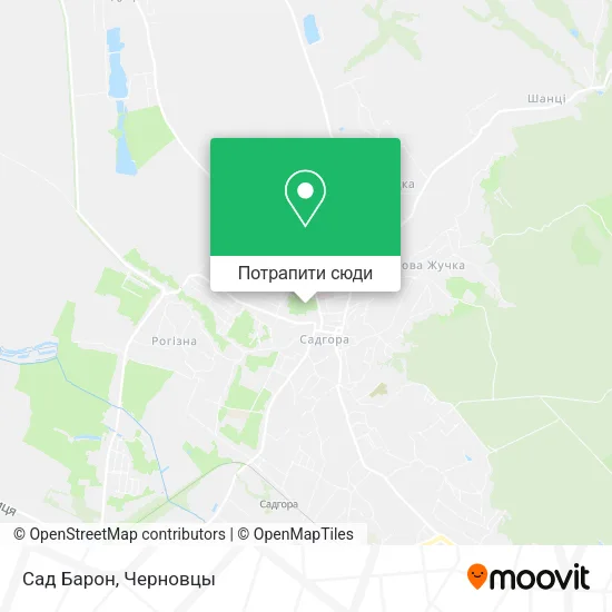 Карта Сад Барон