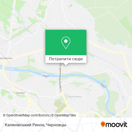 Карта Калинівський Ринок