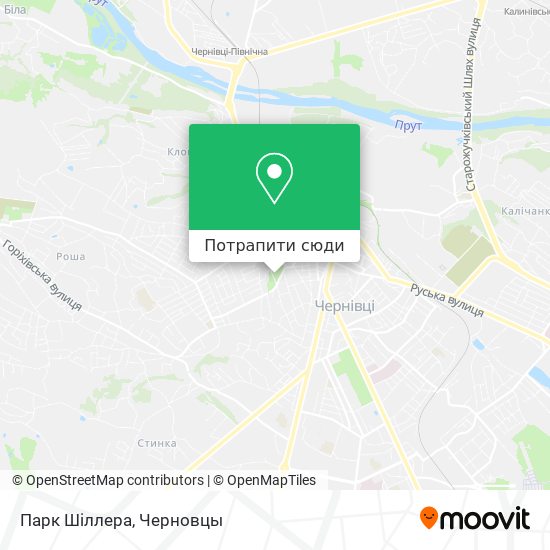 Карта Парк Шіллера