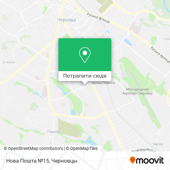 Карта Нова Пошта №15