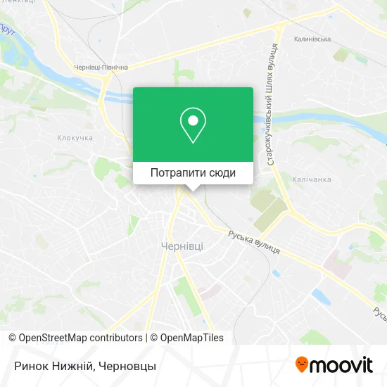 Карта Ринок Нижній