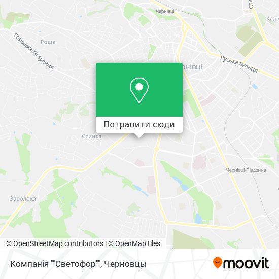 Карта Компанія ""Светофор""