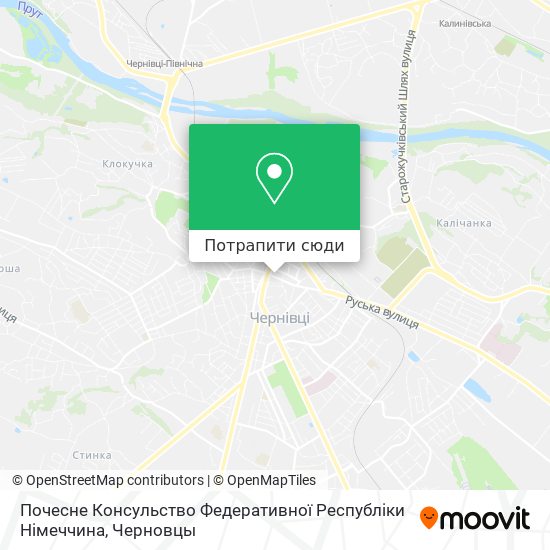 Карта Почесне Консульство Федеративної Республіки Німеччина
