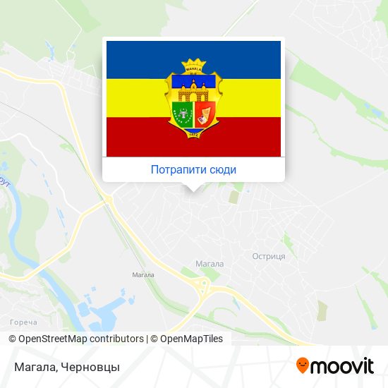Карта Магала