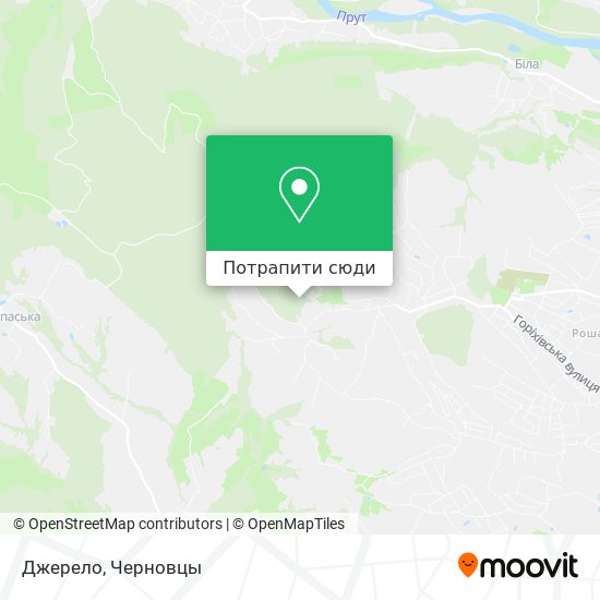 Карта Джерело